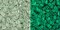Toho 11/0 Round Japanese Seed Bead, #2722, Glow In The Dark Mint Green/Bright Green, 13 grams